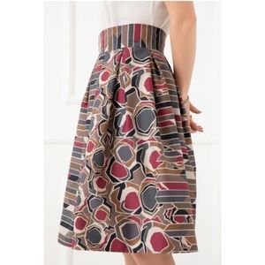 Zoro print high waist circle skirt